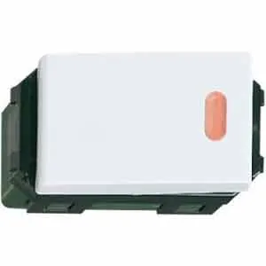 Ảnh của Công tắc đơn Panasonic WEG51517SW, có đèn báo, 250V, 16A