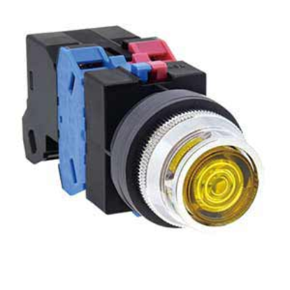 Ảnh của Nút nhấn nhả có đèn IDEC ALFS21611DNS 110VAC D25 1NO+1NC (Xanh)