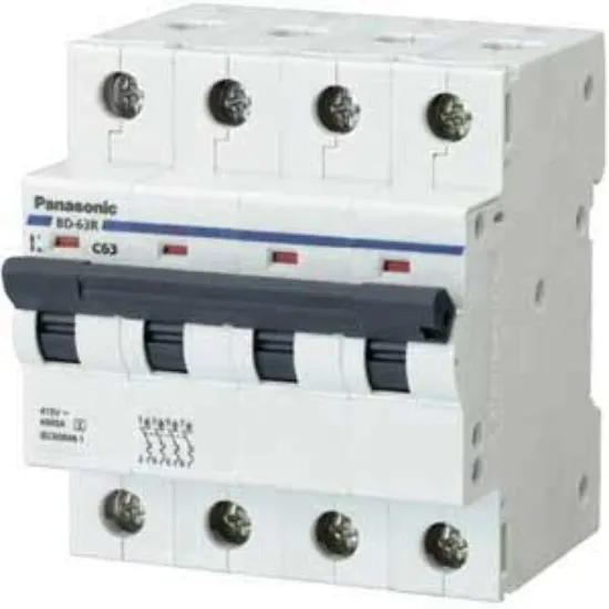 Ảnh của Aptomat 4 cực BBD4634CNV Panasonic 4P, 63A, 6kA, 415VAC