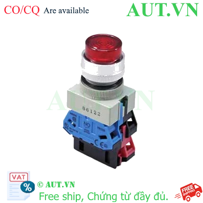 Ảnh của Nút nhấn nhả có đèn IDEC ALW22211DR 24VAC/DC D22 1NO+1NC (Đỏ)