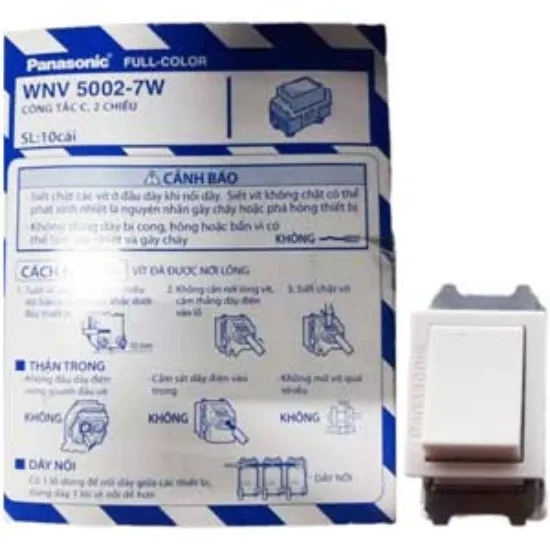 Ảnh của Hạt công tắc PANASONIC WNV5002-7W 