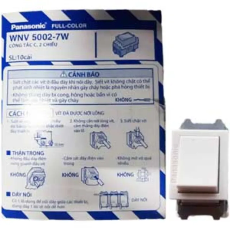 Ảnh của Hạt công tắc PANASONIC WNV5002-7W 