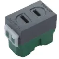 Ảnh của Hạt Ổ Cắm 2 Chân Dẹt Panasonic WEG1001H - Nhựa Resin Cao Cấp (AUT VN)