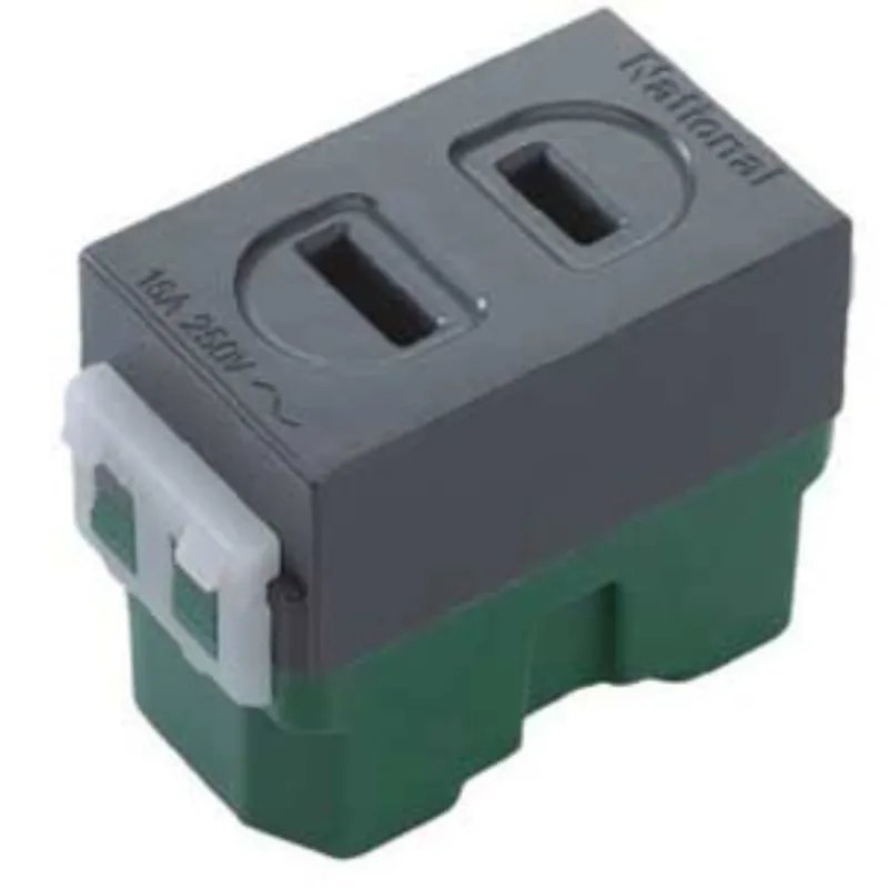 Ảnh của Hạt Ổ Cắm 2 Chân Dẹt Panasonic WEG1001H - Nhựa Resin Cao Cấp (AUT VN)