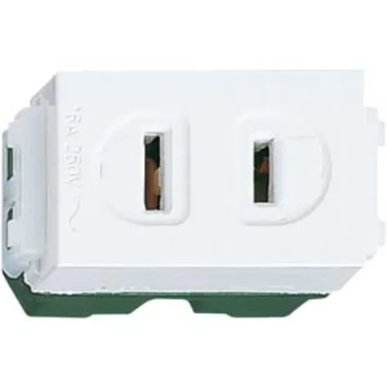 Ảnh của Hạt Ổ Cắm 2 Chân Dẹt Panasonic WEG1001SW (Nhựa Resin Cao Cấp) - AUT VN