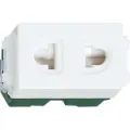 Ảnh của Hạt Ổ Cắm Panasonic WEV1081SW - Nhựa Resin Cao Cấp, Có Màn Che An Toàn