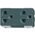 Ảnh của Hạt Ổ Cắm Đa Năng Panasonic WEV1582H - 3 Chấu Có Màn Che An Toàn (Đen)