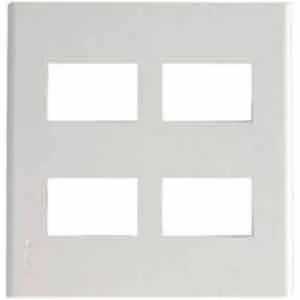 Ảnh của Mặt ổ cắm màu trắng PANASONIC WEV68040SW 