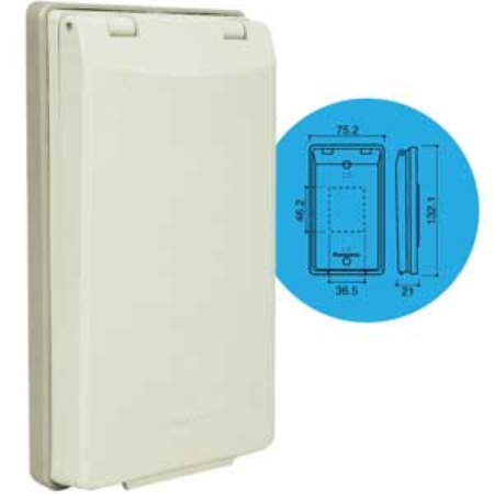 Ảnh của Mặt thiết bị có nắp che mưa PANASONIC WEG79029 