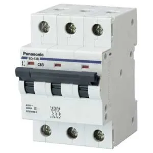 Ảnh của MCB 3P 63A Panasonic BBD3633CNV 3P, 6kA, 415VAC