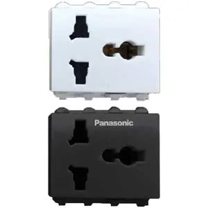 Ảnh của Ổ Cắm Đa Năng Panasonic WEI1171H-VN (Có Màn Che An Toàn, Màu Đen)
