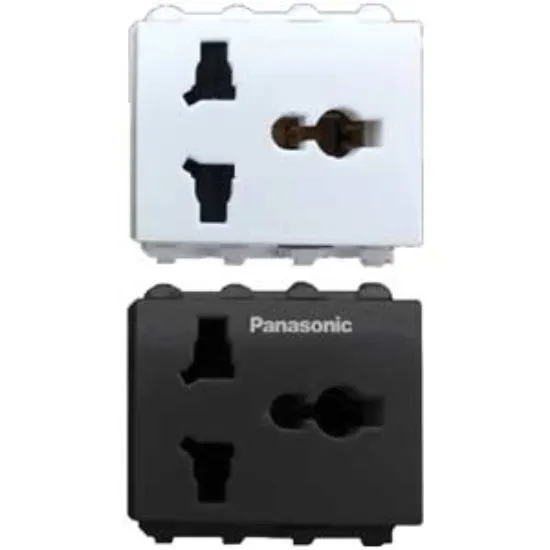 Ảnh của Ổ Cắm Đa Năng Panasonic WEI1171H-VN (Có Màn Che An Toàn, Màu Đen)