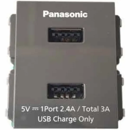 Ảnh của Ổ cắm sạc USB chống cháy PANASONIC WEF11821H 
