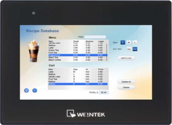Ảnh của Màn hình HMI Weintek cMT3072X2 7 inch - CPU Quad-core, Hỗ trợ CAN Bus, Chuẩn IP66