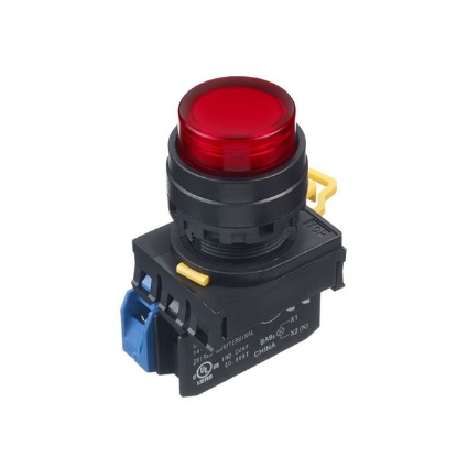 Ảnh của Nút Nhấn Nhả Có Đèn IDEC YW1L-M2E01QM3R Đỏ D22 – An Toàn & Bền Bỉ