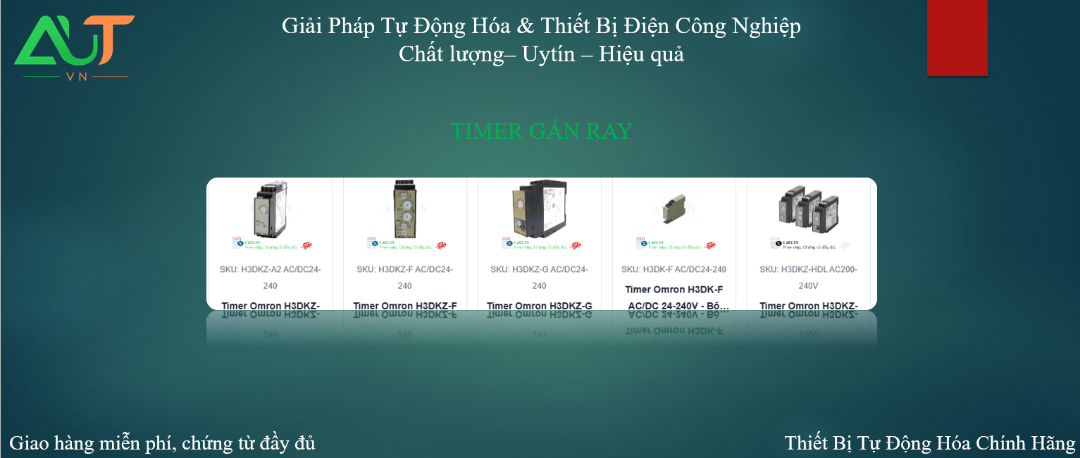Timer gắn ray chính hãng