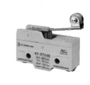 Ảnh của Công tắc hành trình Hanyoung Nux HY-R704B - Cần gạt con lăn, SPDT, 10A
