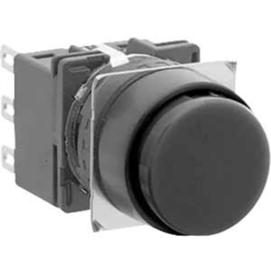 Ảnh của Nút nhấn giữ không đèn IDEC LB1B-A1T5B D16 1NO+1NC (Đen)