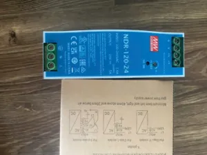 Ảnh của Bộ Nguồn Mean Well NDR-120-24 (24V 5A 120W) | Lắp Thanh Ray DIN, Siêu Mỏng, Chính Hãng AUT VN