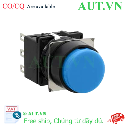 Ảnh của Nút nhấn nhả không đèn IDEC LB1B-M1T3S D16 3NO+3NC (Xanh)