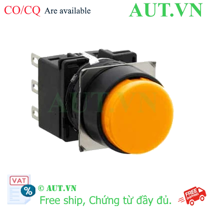 Ảnh của Nút nhấn nhả không đèn IDEC LB1B-M1T5LA D16 1NO+1NC (Hổ phách)