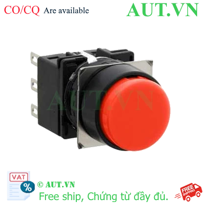 Ảnh của Nút nhấn nhả không đèn IDEC LB1B-M1T5LR D16 1NO+1NC (Đỏ)