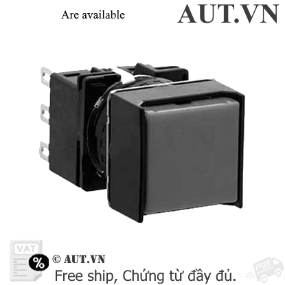 Ảnh của Nút nhấn giữ không đèn IDEC LB2B-A1T1B D16 1NO+1NC (Đen)