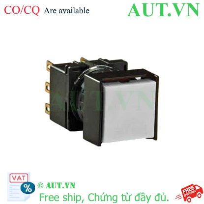 Ảnh của Nút nhấn giữ không đèn IDEC LB2B-A1T2W D16 2NO+2NC (Trắng)