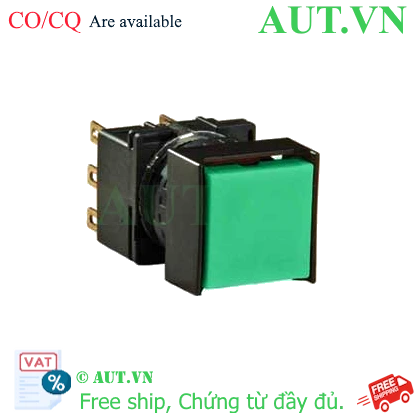 Ảnh của Nút nhấn nhả không đèn IDEC LB2B-M1T7G D16 3NO+3NC (Xanh)