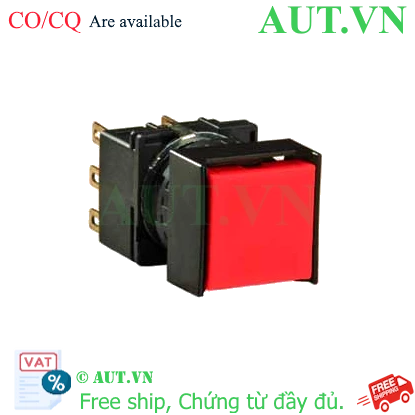 Ảnh của Nút nhấn nhả không đèn IDEC LB2B-M1T7R D16 3NO+3NC (Đỏ)