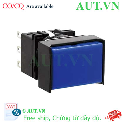 Ảnh của Nút nhấn giữ không đèn IDEC LB3B-A1T7LS D16 3NO+3NC (Xanh)