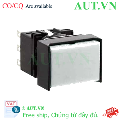 Ảnh của Nút nhấn nhả không đèn IDEC LB3B-M1T7LW D16 3NO+3NC (Trắng)