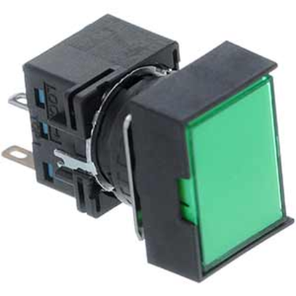 Ảnh của Nút nhấn nhả có đèn IDEC LB4L-M1T14VG 24VAC/DC D16 1NO+1NC (Xanh)