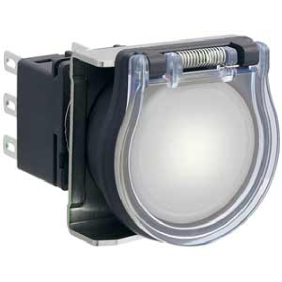 Ảnh của Nút nhấn nhả có đèn IDEC LBW6GL-M1T14VPW 24VAC/DC D22 1NO+1NC (Trắng)