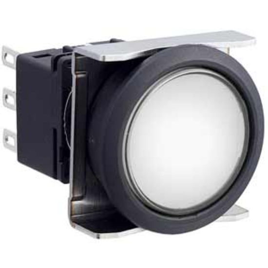 Ảnh của Nút nhấn nhả có đèn IDEC LBW6L-M1T14VPW 24VAC/DC D22 1NO+1NC (Trắng)