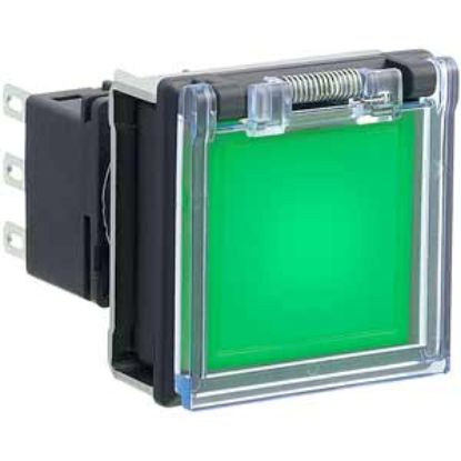 Ảnh của Nút nhấn nhả có đèn IDEC LBW7GL-M1T24G 24VAC/DC 2NO+2NC (Xanh)