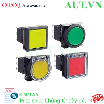 Ảnh của Nút nhấn nhả không đèn IDEC LBW7B-M2T5W 1NO+1NC (Trắng)