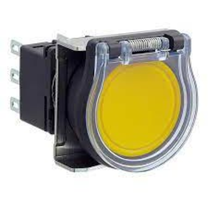 Ảnh của Nút nhấn giữ không đèn IDEC LBW6GB-A1T2LY D22 2NO+2NC (Vàng)