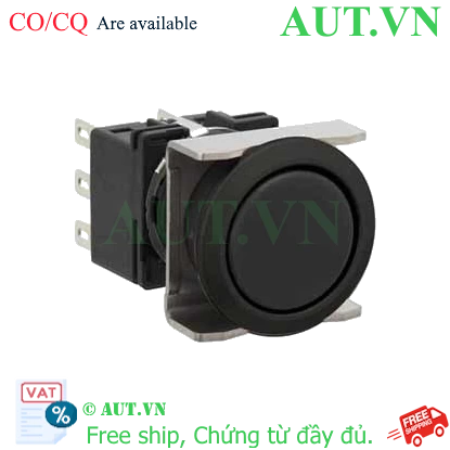 Ảnh của Nút nhấn giữ không đèn IDEC LB6B-A1T1VB D18 1NO+1NC (Đen)