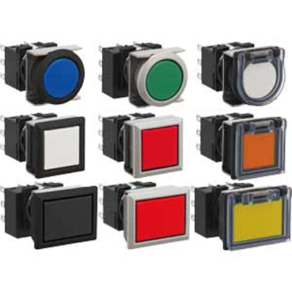 Ảnh của Nút nhấn giữ không đèn IDEC LB6B-A1T1LW D18 1NO+1NC (Trắng)