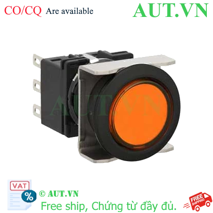 Ảnh của Nút nhấn giữ không đèn IDEC LB6B-A1T2LA D18 2NO+2NC (Hổ phách)