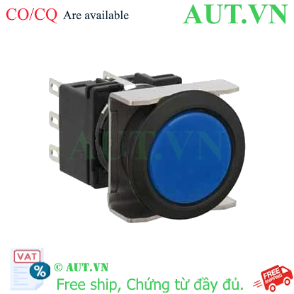 Ảnh của Nút nhấn giữ không đèn IDEC LB6B-A1T3S D18 3NO+3NC (Xanh)