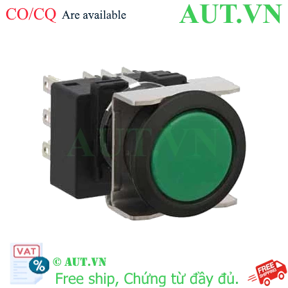 Ảnh của Nút nhấn giữ không đèn IDEC LB6B-A1T7G D18 3NO+3NC (Xanh)