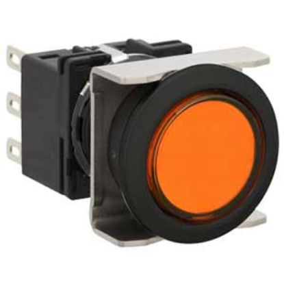 Ảnh của Nút nhấn nhả không đèn IDEC LB6B-M1T5LA D18 1NO+1NC (Hổ phách)