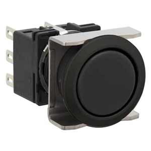Ảnh của Nút nhấn nhả không đèn IDEC LB6B-M1T7B D18 3NO+3NC (Đen)