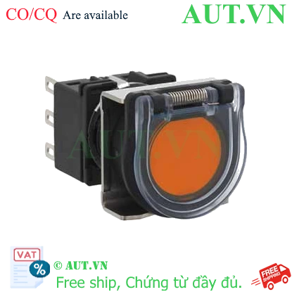 Ảnh của Nút nhấn giữ không đèn IDEC LB6GB-A1T2LA D18 2NO+2NC (Hổ phách)