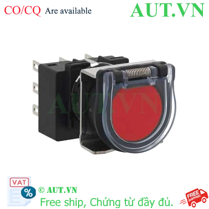 Ảnh của Nút nhấn giữ không đèn IDEC LB6GB-A1T5LR D18 1NO+1NC (Đỏ)