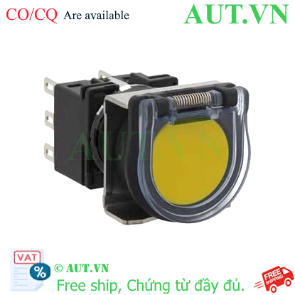 Ảnh của Nút nhấn giữ không đèn IDEC LB6GB-A1T7LY D18 3NO+3NC (Vàng)