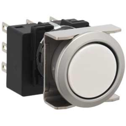 Ảnh của Nút nhấn giữ không đèn IDEC LB6MB-A1T1LW D18 1NO+1NC (Trắng)