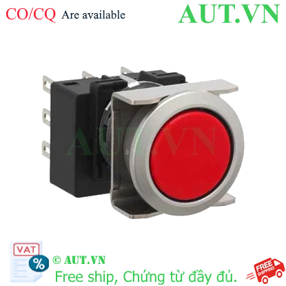 Ảnh của Nút nhấn giữ không đèn IDEC LB6MB-A1T1R D18 1NO+1NC (Đỏ)